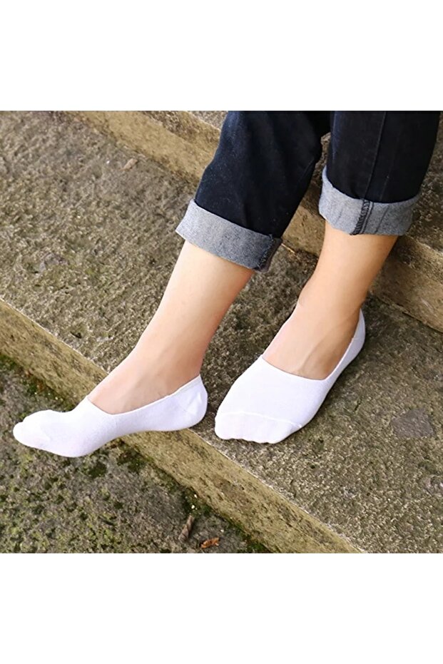 Pack of 12 Invisible Men's Ballerina Socks