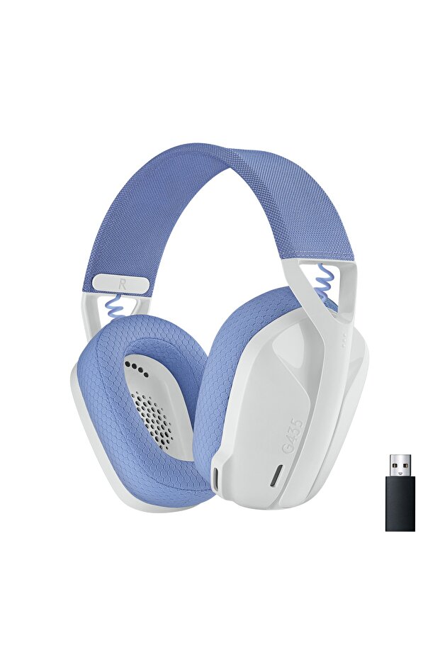 G G435 Lıghtspeed Kablosuz Oyuncu Kulaklığı - Beyaz - 1