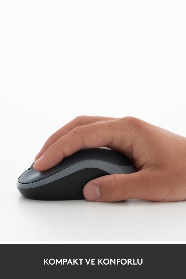 M185 Usb Alıcılı Kompakt Kablosuz Mouse - Mavi - 7