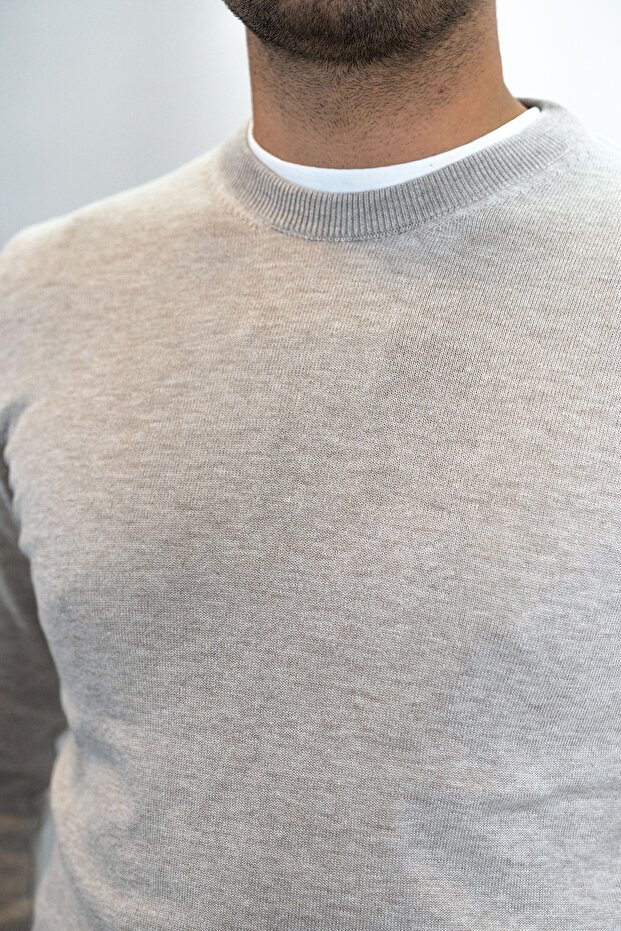 Interview O Yaka Düz Triko - 5