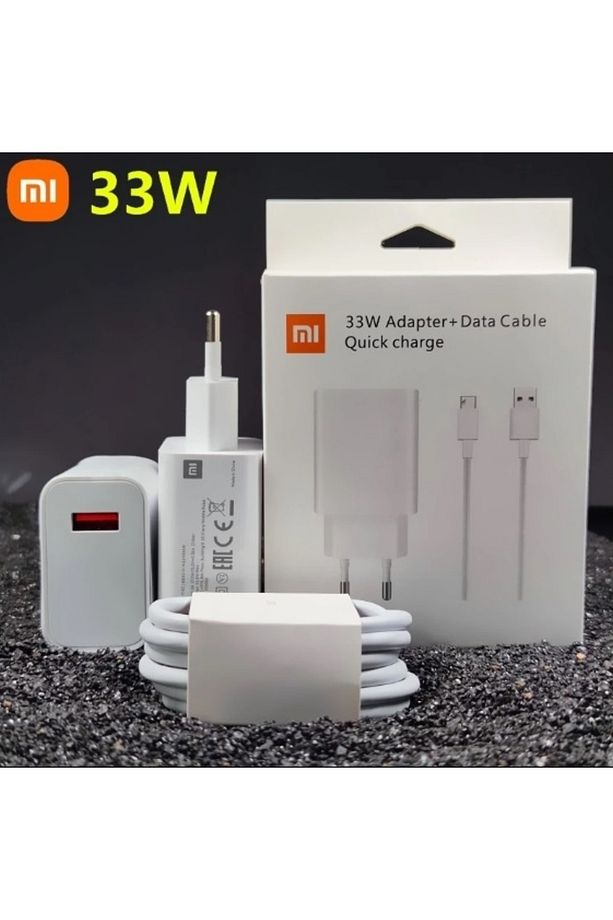 Orjinal Xiaomi K40 Pro 33w 5a Hızlı Şarj Cihazı Ve Type-c Kablo Note 8 8 Pro Red Mı8 Mı9 9t - 1