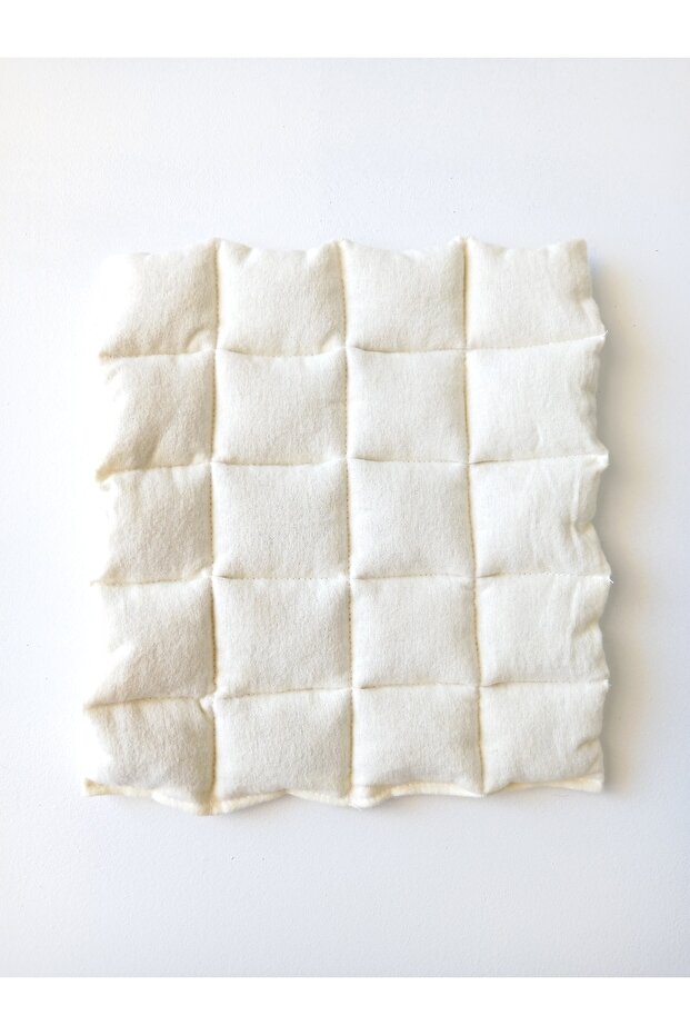 Unwashed Sheep Wool Filled Baby Back-abdomen-chest Diaper (25CM*30CM 1-3 YEARS) Das2krem