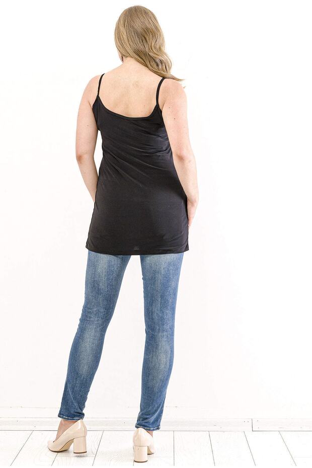 Kadın Zara Payet Abiye Bluz KL5007 Siyah T109951 - 4