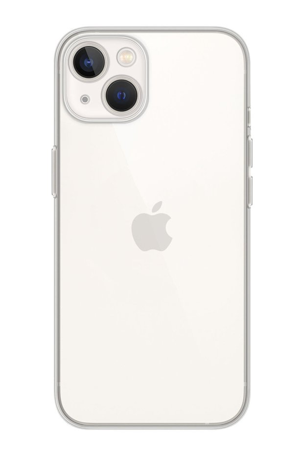 Transparent Silicone Phone Case with Camera Protection Compatible with iPhone 14 Plus