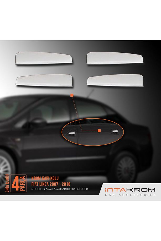 Fiat Linea Krom Kapı Kolu Iç 4 Kapı 2007 Ve Üzeri - 5