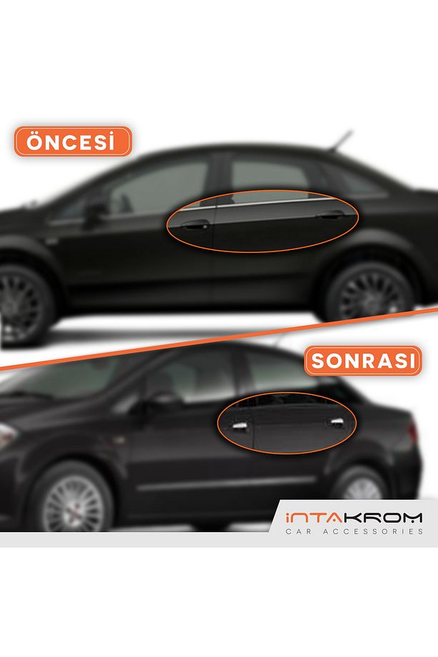 Fiat Linea Krom Kapı Kolu Iç 4 Kapı 2007 Ve Üzeri - 6
