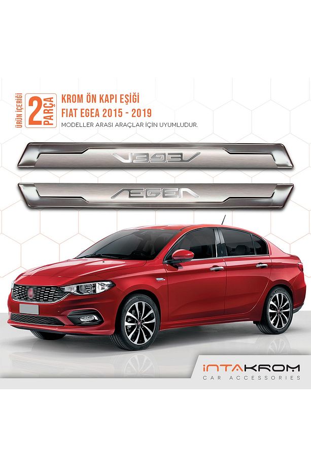 Fiat Egea Krom Ön Kapı Eşiği 2 Parça 2015 Ve Üzeri - 1