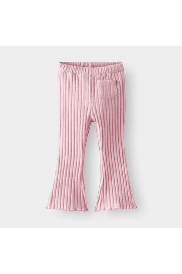 New Season Ribbed (extra Long) Flared Leg Leggings