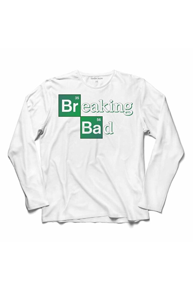 Breaking Bad Heisenberg Periodic Table Long Sleeve T-Shirt Printed T-shirt