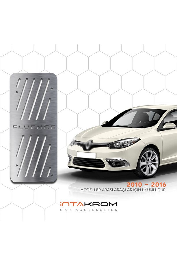Renault Fluence Krom Ayak Dinlendirme Pedalı - 2010 Ve Üzeri - 1