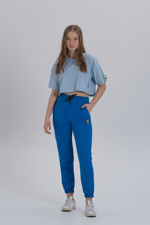 Mavi Ribana Paça Basic Eşofman Altı - 4