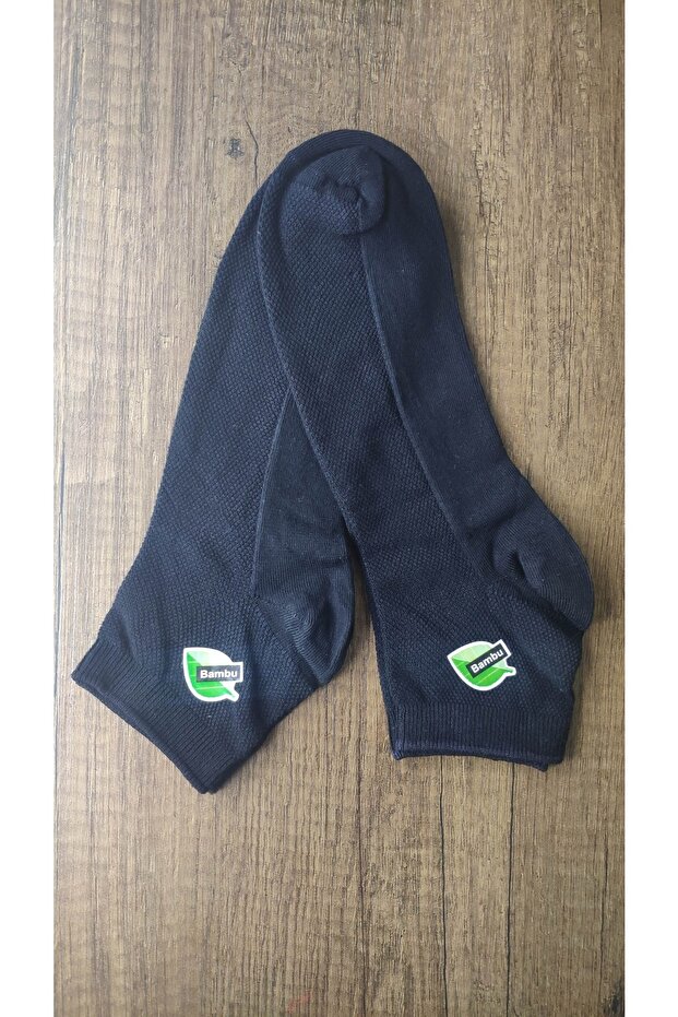Men's 2 Pairs Thin Summer Bamboo Short Socks Breathable Braided