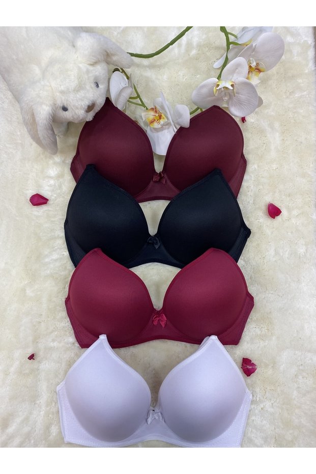 Unpadded Underwire 4-Piece Bra Set
