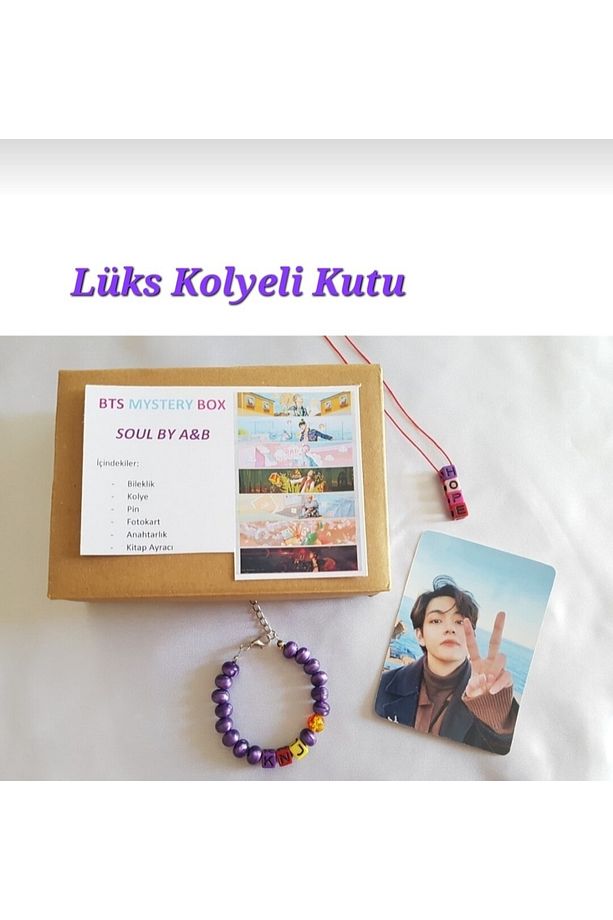 Box Sürpriz Kutu Rm Jin Suga Jhope Jimin V Jk Kolye Anahtarlık Ve Fazlası - 1