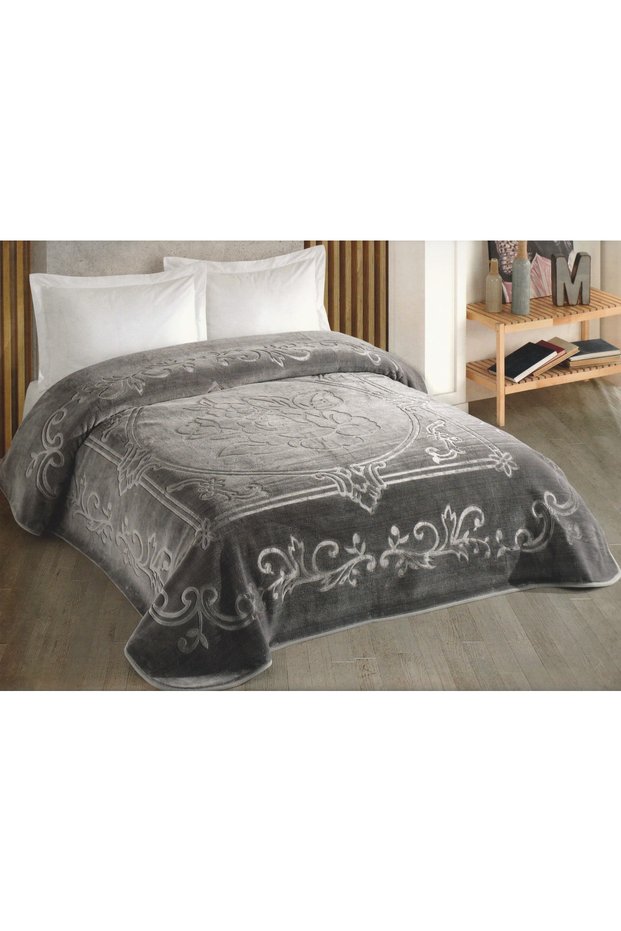 Crystal Double Blanket - Anthracite