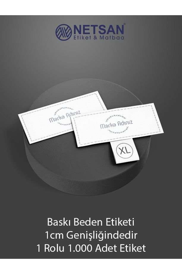 Xl Beden Etiketi / Tırnak Etiketi ( 1 Rulo X 1000 Adet ) - 1