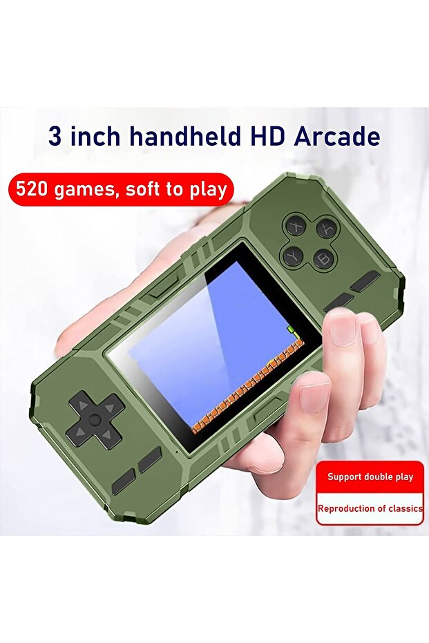 S8 Game Console-520 Oyunlu Mini Atari Gamebox - 2