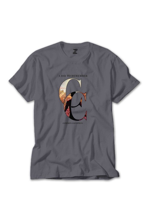 A Day Remember Common Courtesy Gray T-Shirt