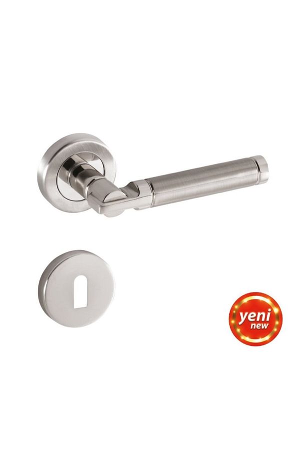 Şebboy Rozetli Alüminyum Kapı Kolu Yale (dış Kapı) - 1