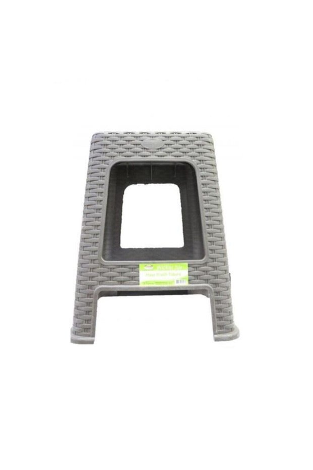 Wicker Plastic Stool Large