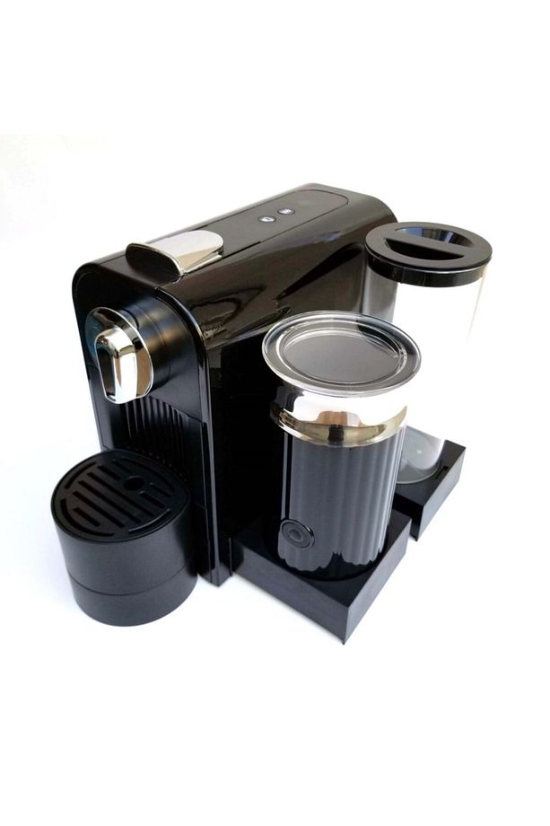 Latte Kapsül Kahve Makinesi (Siyah) - Nespresso Uyumlu - 1
