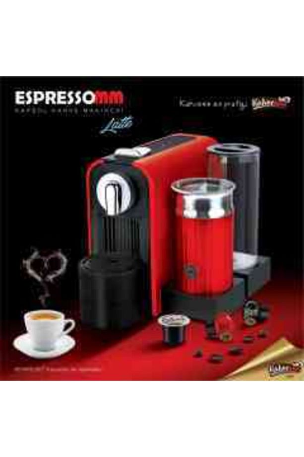 Latte Kapsül Kahve Makinesi (Siyah) - Nespresso Uyumlu - 5