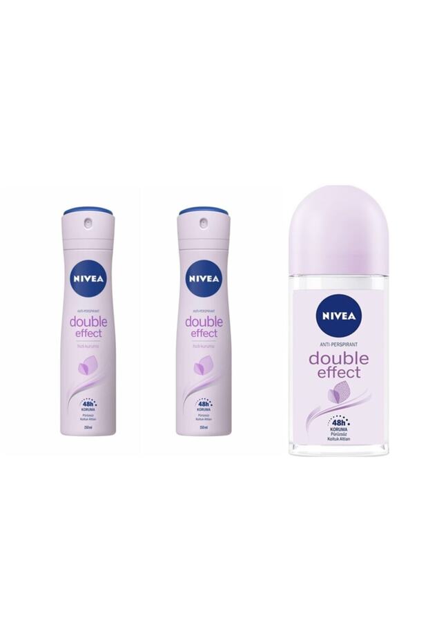 Kadın Double Effect Deodorant Roll On Set - 1