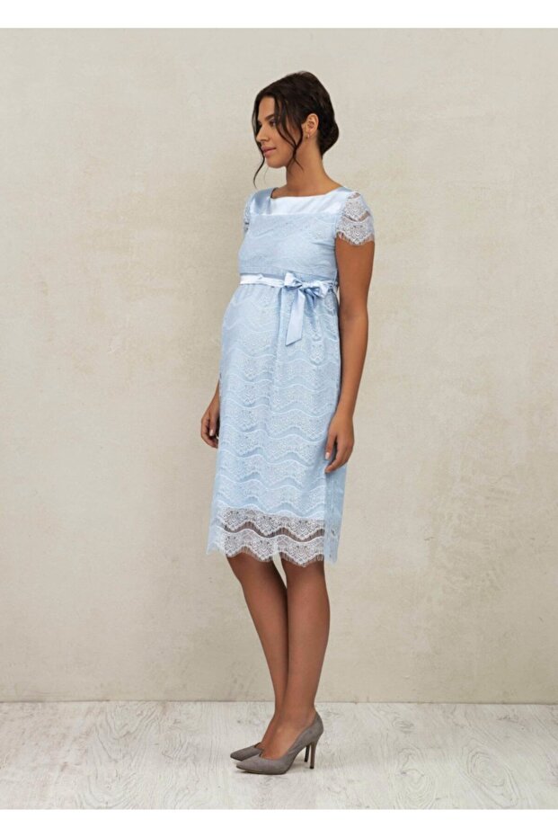 Dantelli Hamile Elbisesi - 3