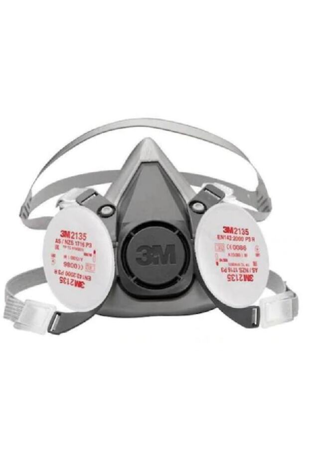 Ffp3 Maske Set 6200 Yarım Yüz Maske + 2135 Ffp3 Filtre Kombine Set - 2