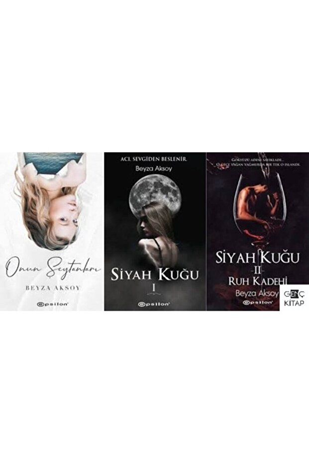 Beyza Aksoy 3 Book Set Onun Şeytanları Siyah Kuşu 1-2