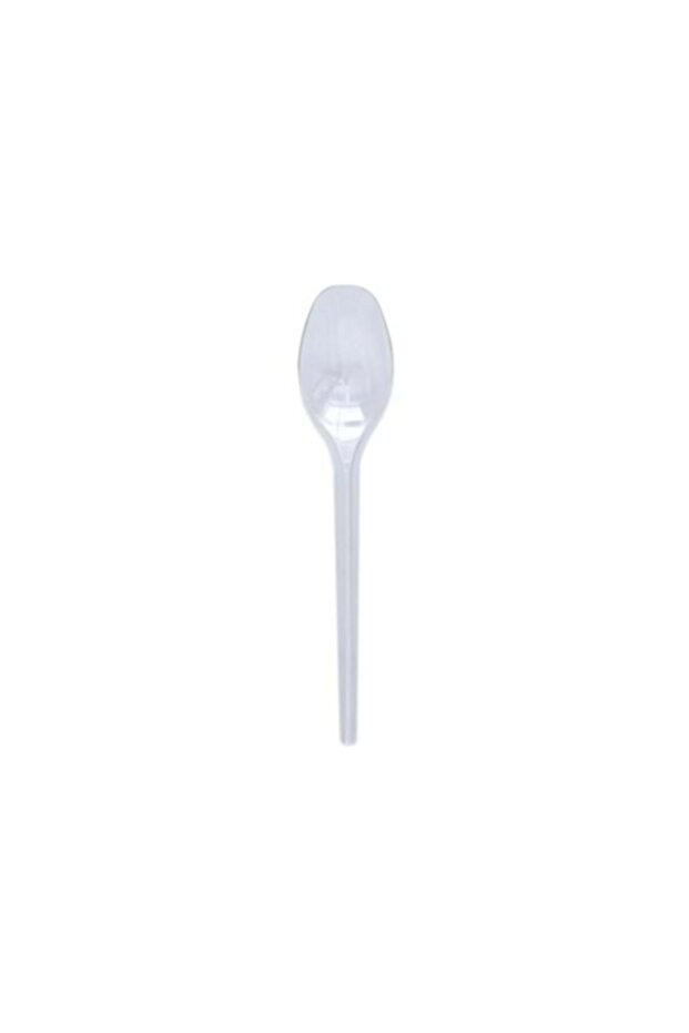 Plastic Dessert Spoon Sup Spoon 100 Pieces (eco) (small Size)