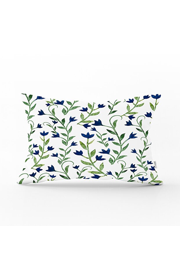 Special Design Flower Patterned Digital Printed Modern Rectangular Pillow Case - 1