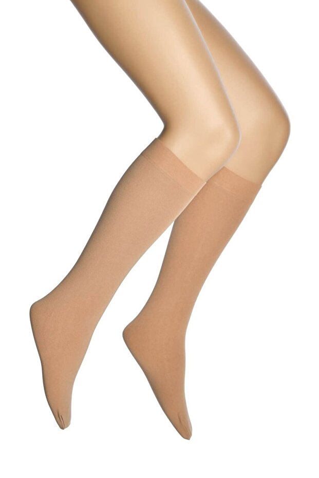 Women's Skin Thermal Thick Knee Length Trousers Socks 3-Piece