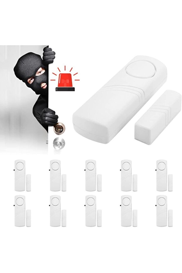 Jd-188 Kablosuz Alarm Sistemi Kapı Pencere Alarmı Hırsız Alarmı Yüksek Sesli ! - 6