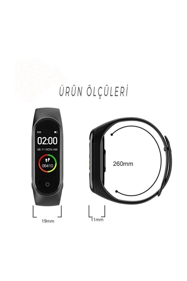 Siyah M4 Akıllı Bileklik M4-akıllı-bileklik - 4
