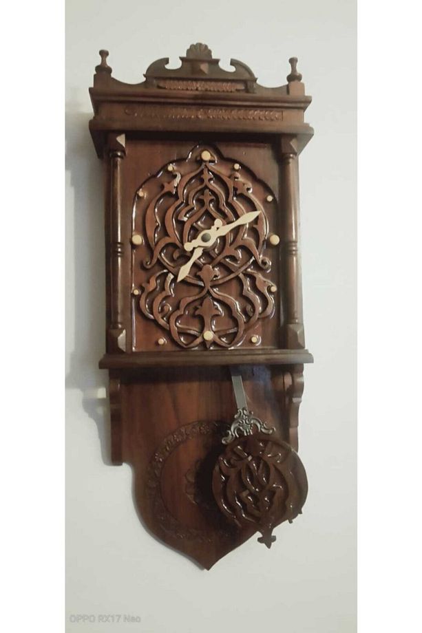 Ahşap Duvar Saati - 1