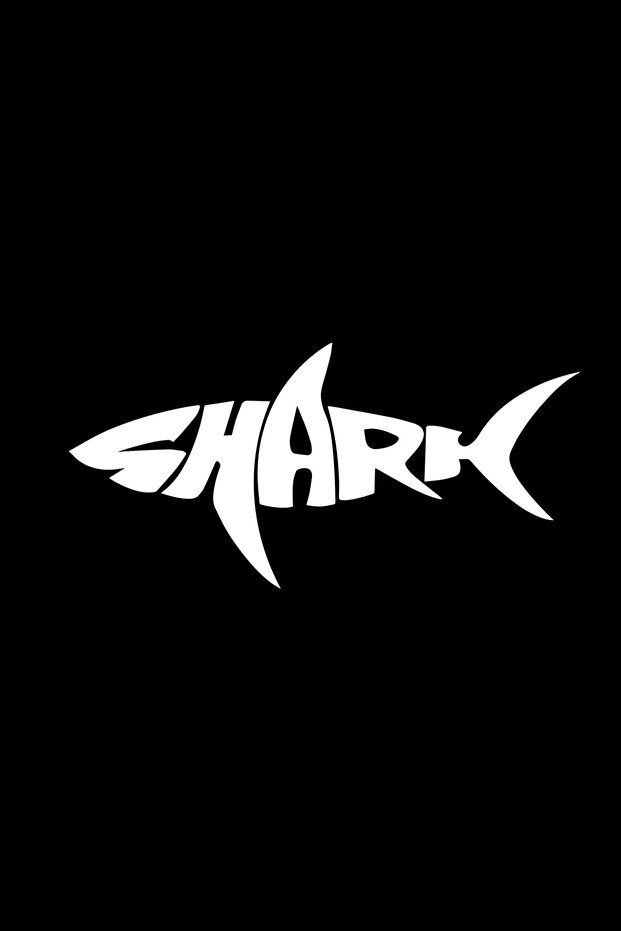 ملصق سيارة Shark Shark، ملصق زجاجي 12x6 سم