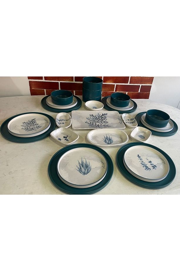 25 Parça Stackable Kahvaltı -yemek Seti - 1
