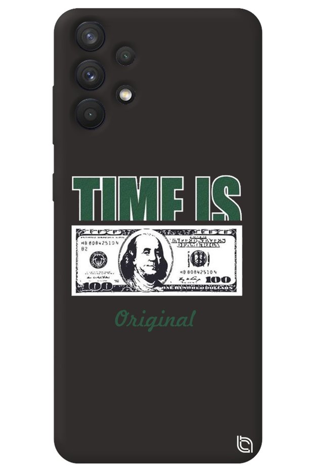 Samsung A23 4g Black Premium Velvet Money Patterned Silicone Phone Case