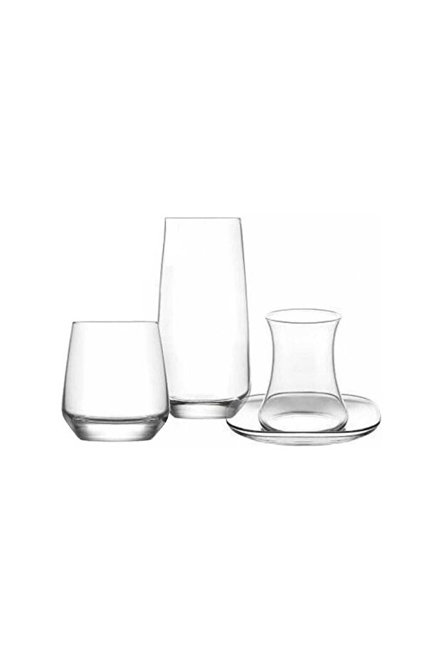 Lav Lal Tea Set - Water Soft Drink Glass Set 48 Pieces