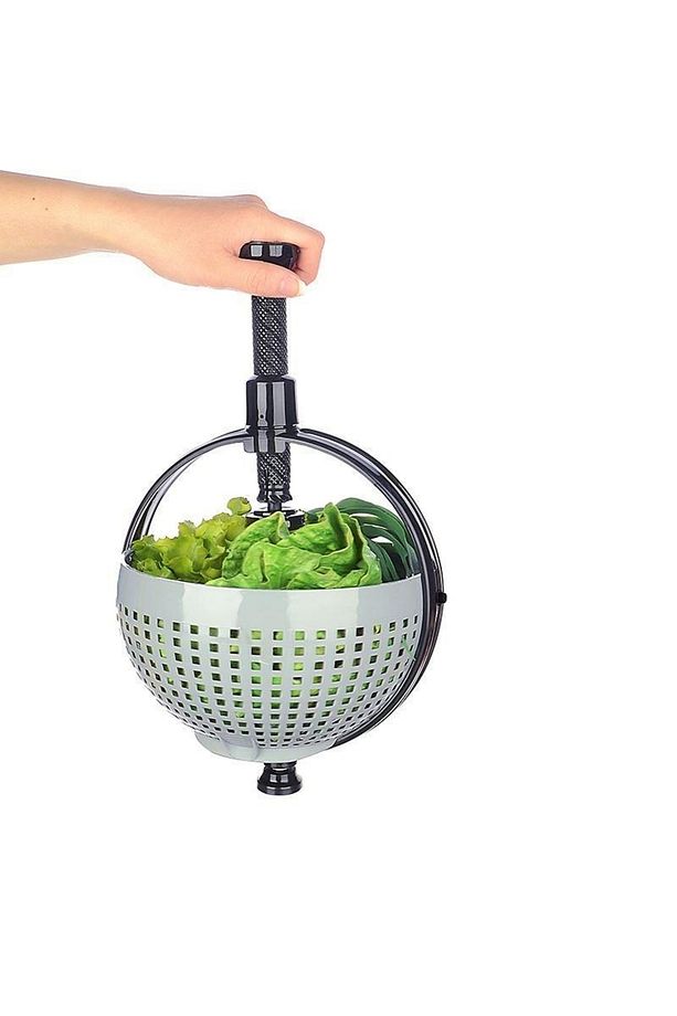 Express Salata Sebze Kurutucu Basma Kollu Süzgeç - 1