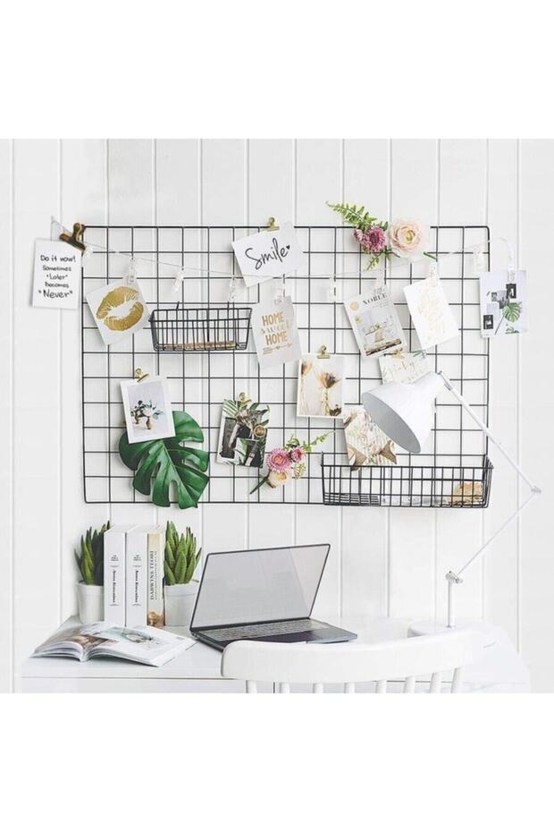 Lefi Home Photo Hanger Wire Board Metal Wall Hanger 5 Pegs