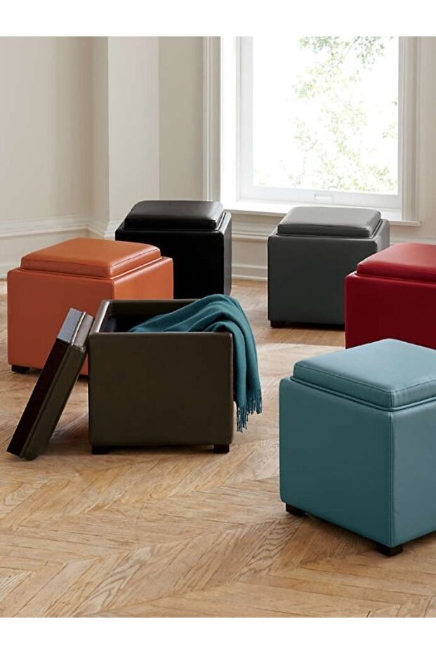 Sehpalı Puf Siyah - 2