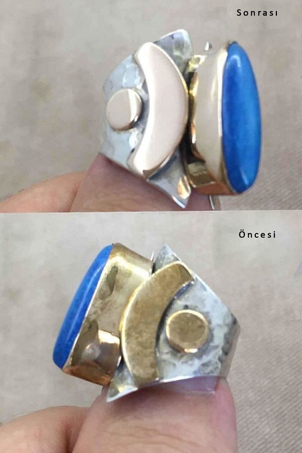 Mücevher Altın Ve Gümüş Takı Temizleme Ve Parlatma Suyu 50 Ml - 3