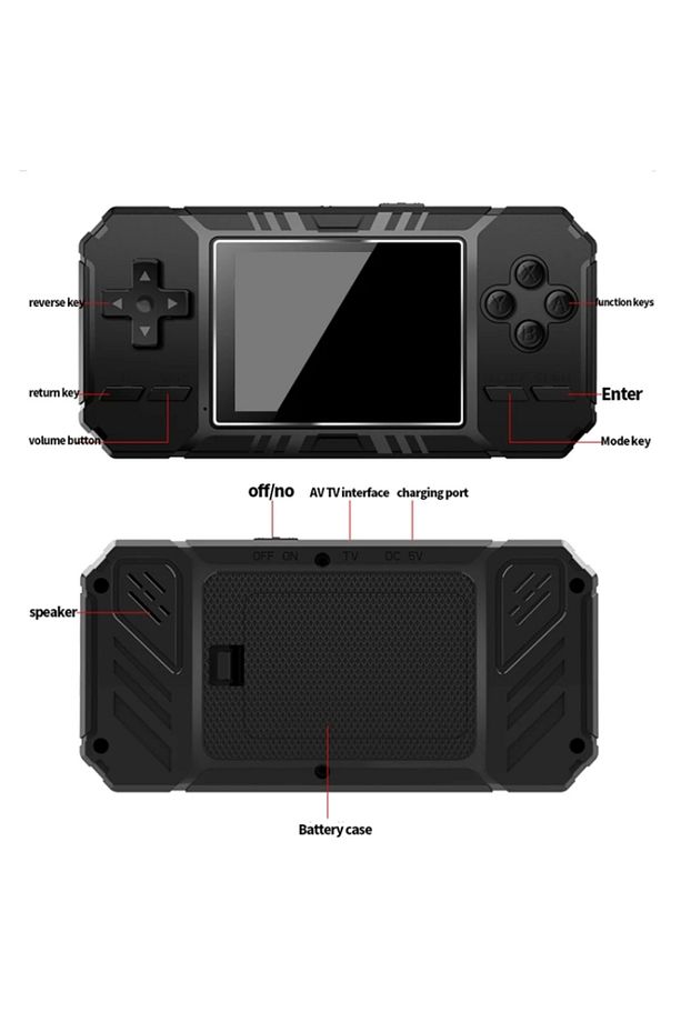 S8 Game Console-520 Oyunlu Mini Atari Gamebox - 7