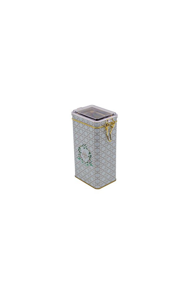 Er053-u7 Rosy Patterned Rectangular Metal Storage Container 8x10 Cm - 3