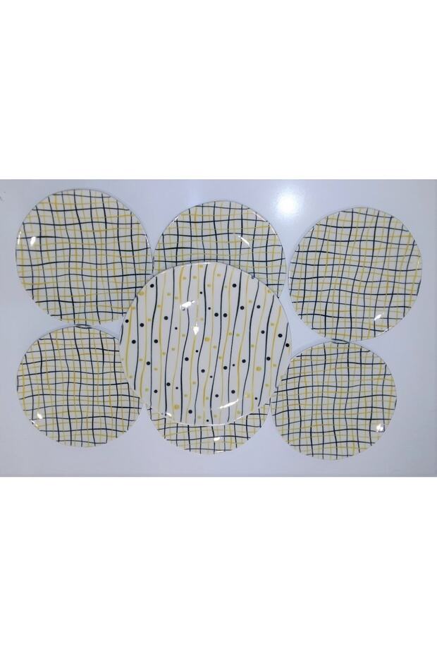 Porcelain Puffin 7-Piece Cake Set Digital DB 1216 Organic