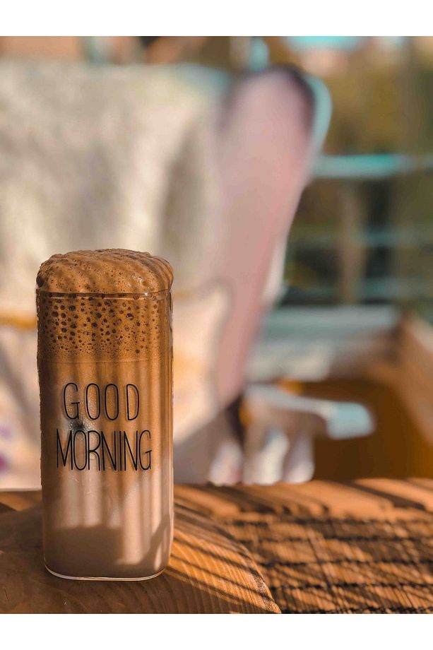 2 Adet Good Morning Ateşe Dayanıklı Borosilikat Kare Cam Bardak 500ml - 1