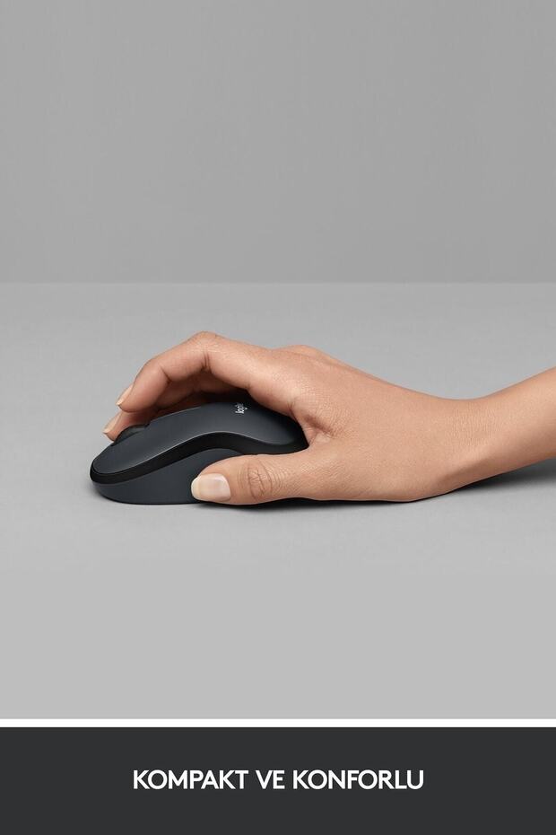 M220 Sessiz Kompakt Kablosuz Mouse  Kırmızı - 4