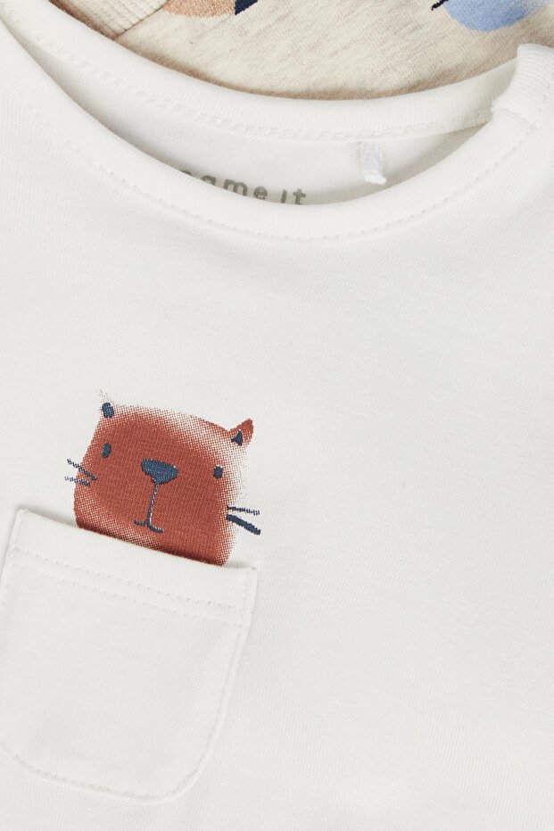 Weißer Baby-Body und Body - Name it - 4